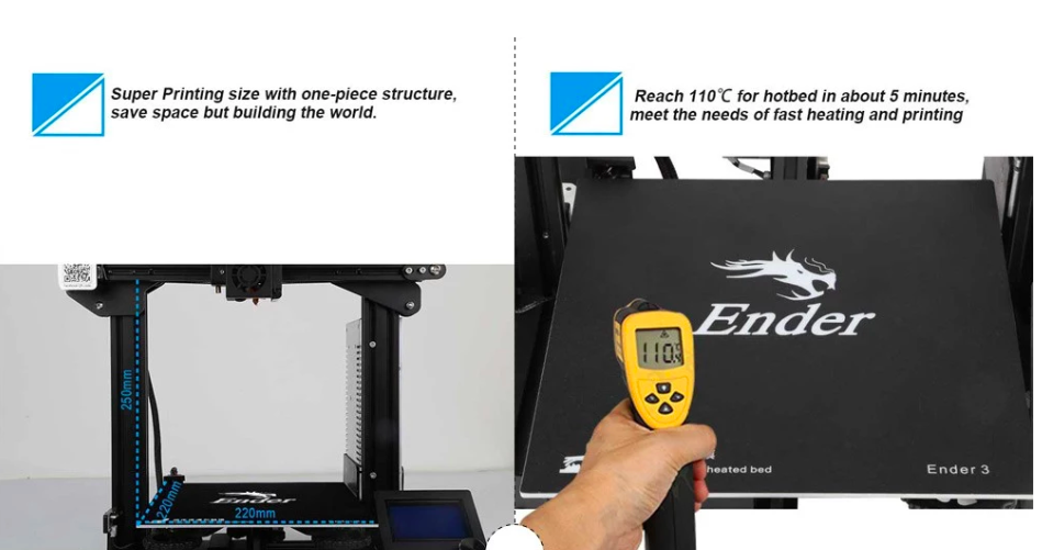 3d printer heated bed