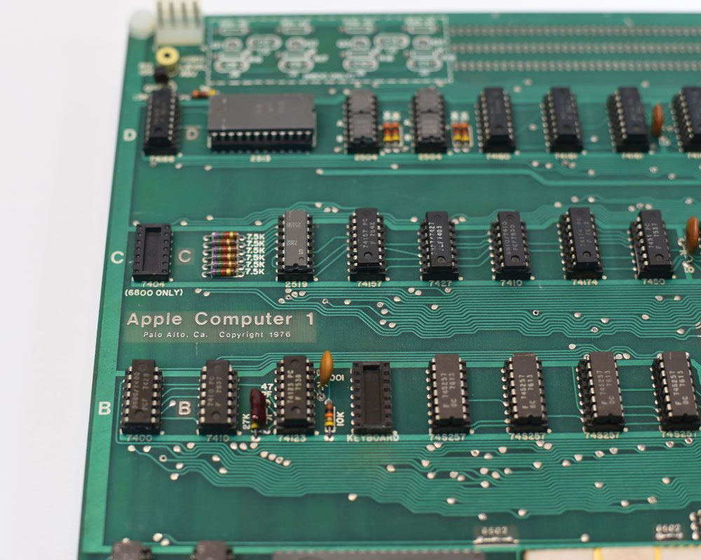 apple computer 1 circuit board