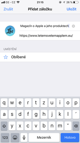 apple website bookmark