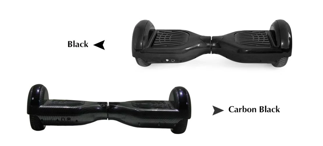 black and carbon black hoverboards