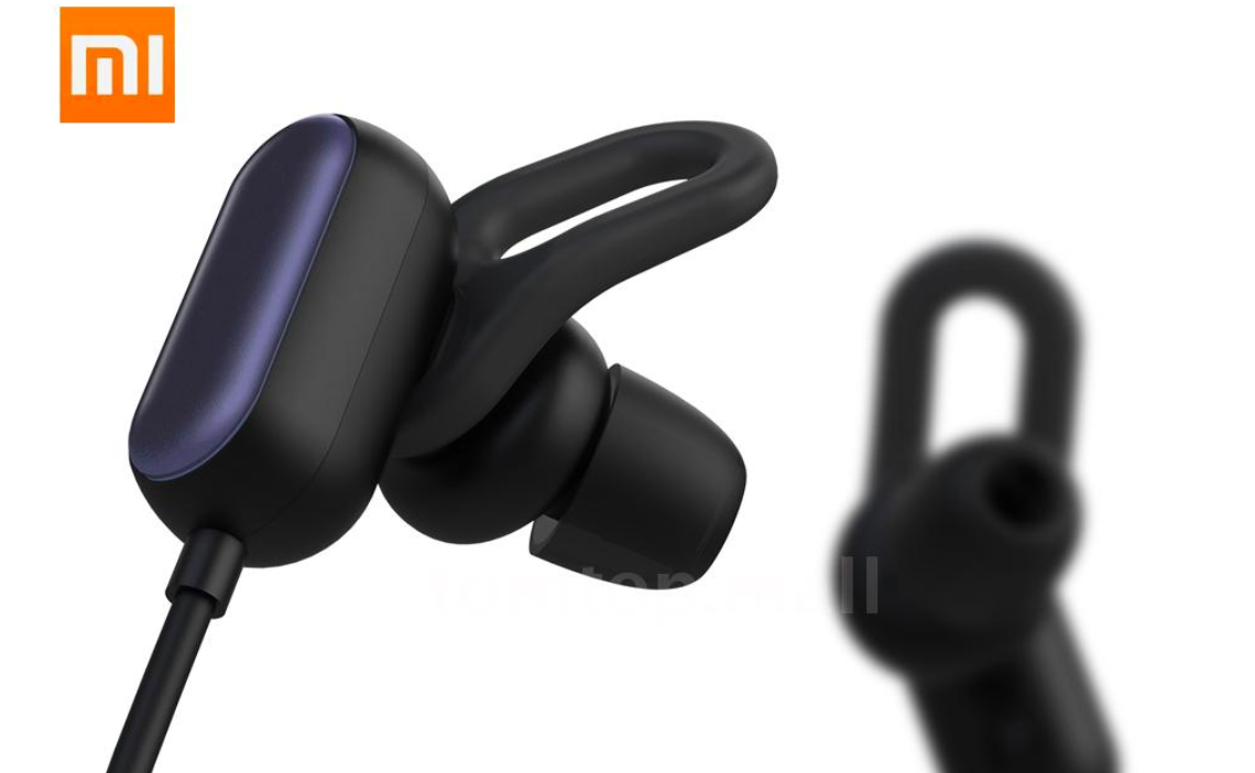 black earbud closeup