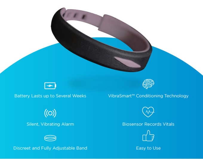 black fitness tracker band