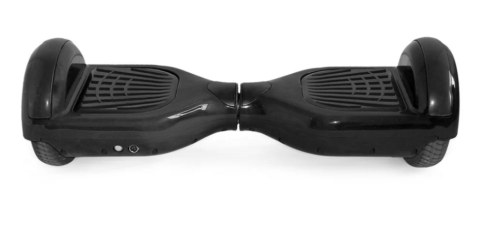 black hoverboard side view