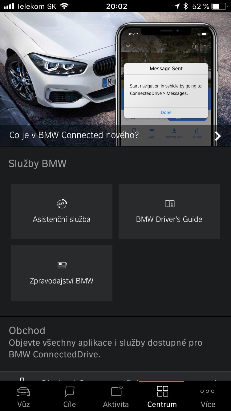 bmw connected services app