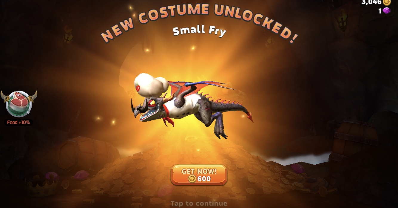 dragon costume unlocked