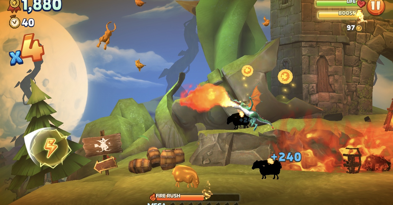 dragon fire breathing