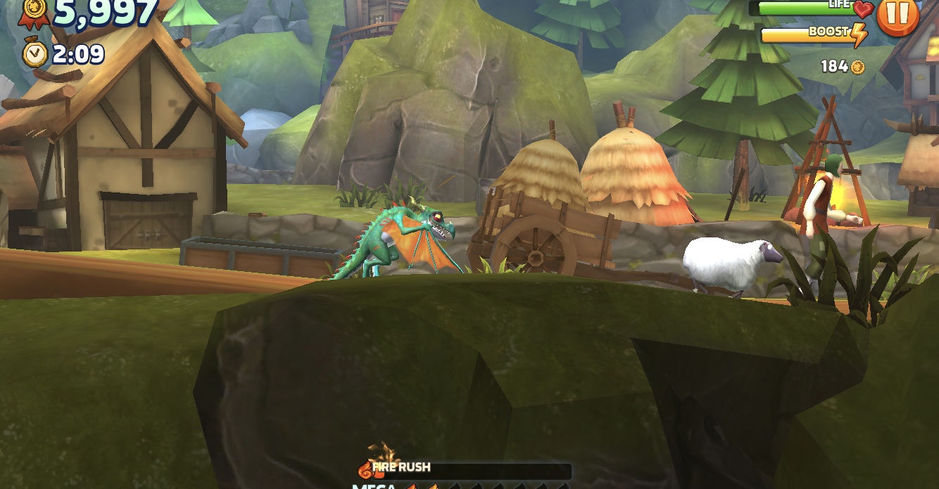 dragon village scene