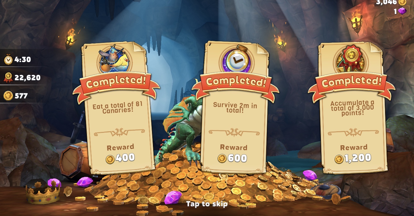 game mission completed