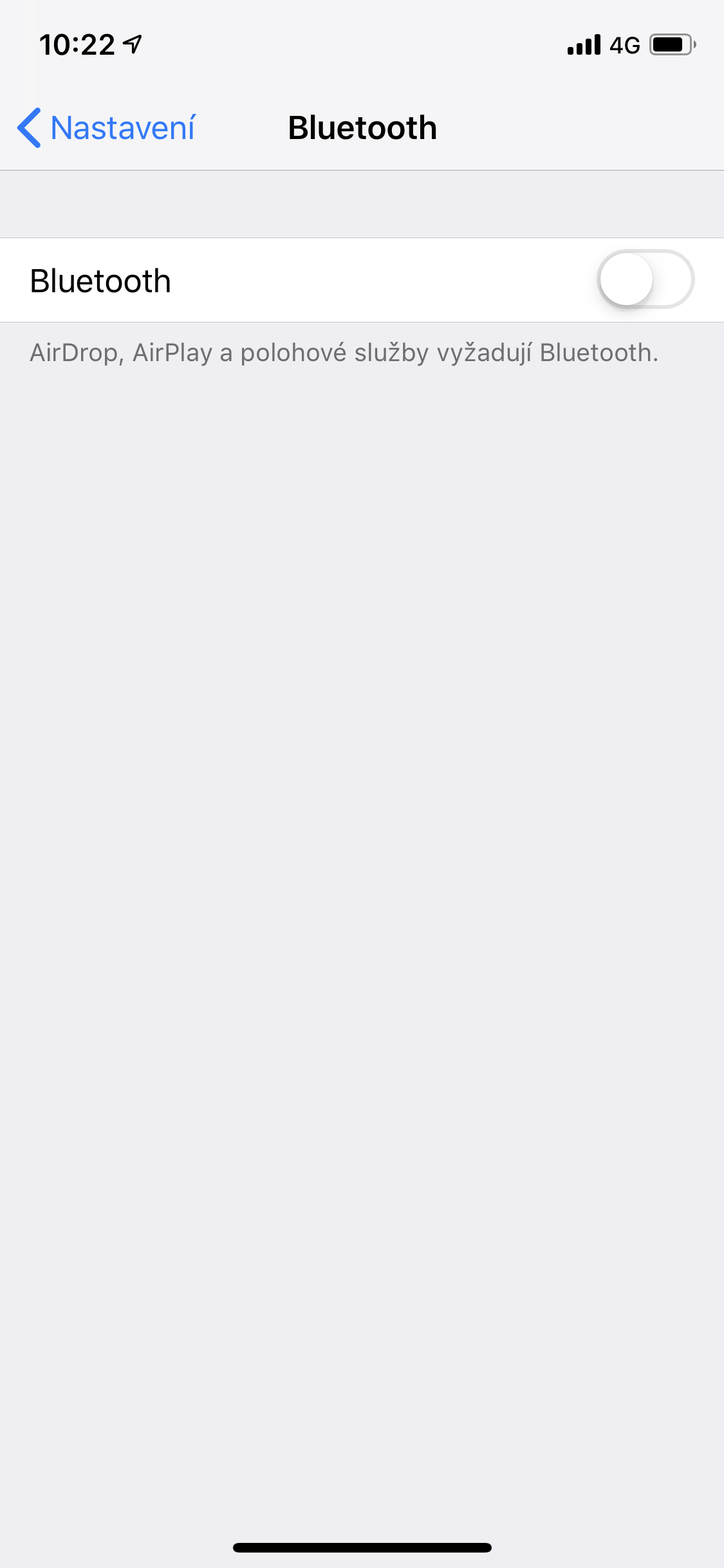 iphone bluetooth settings