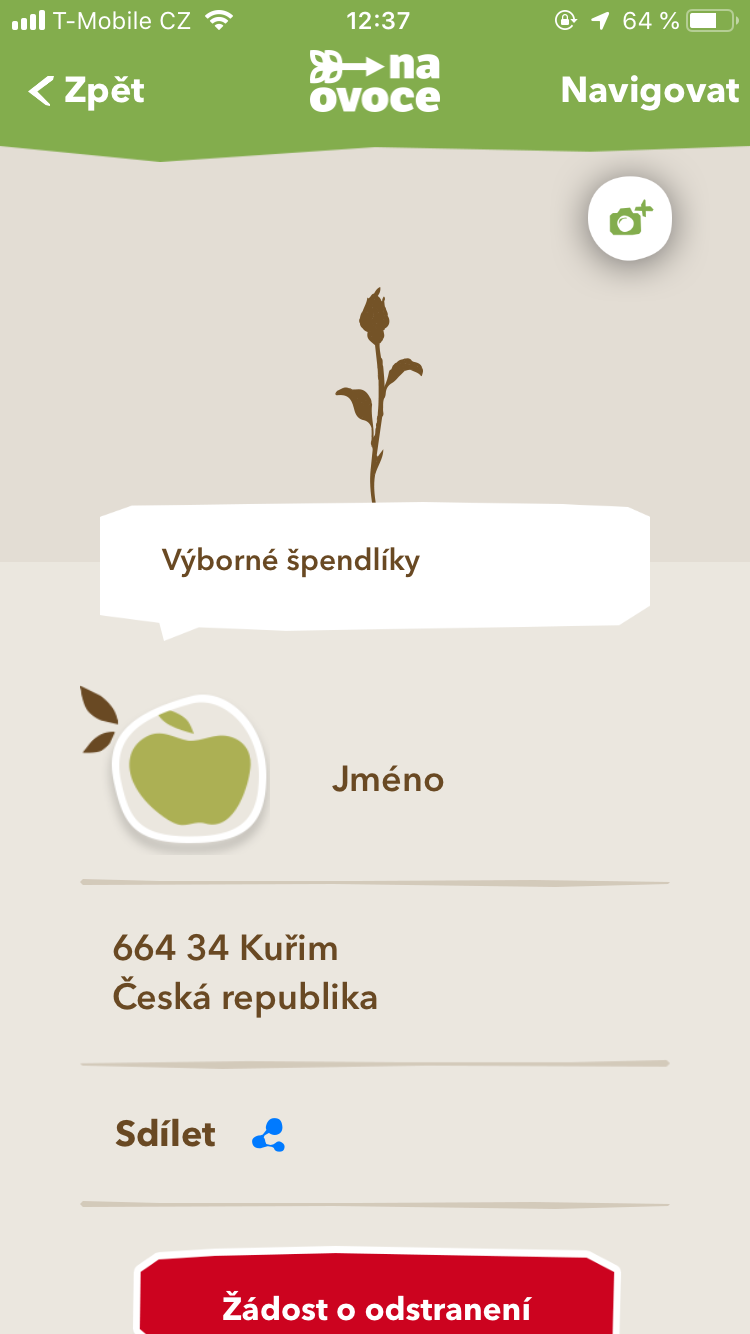 location details na ovoce