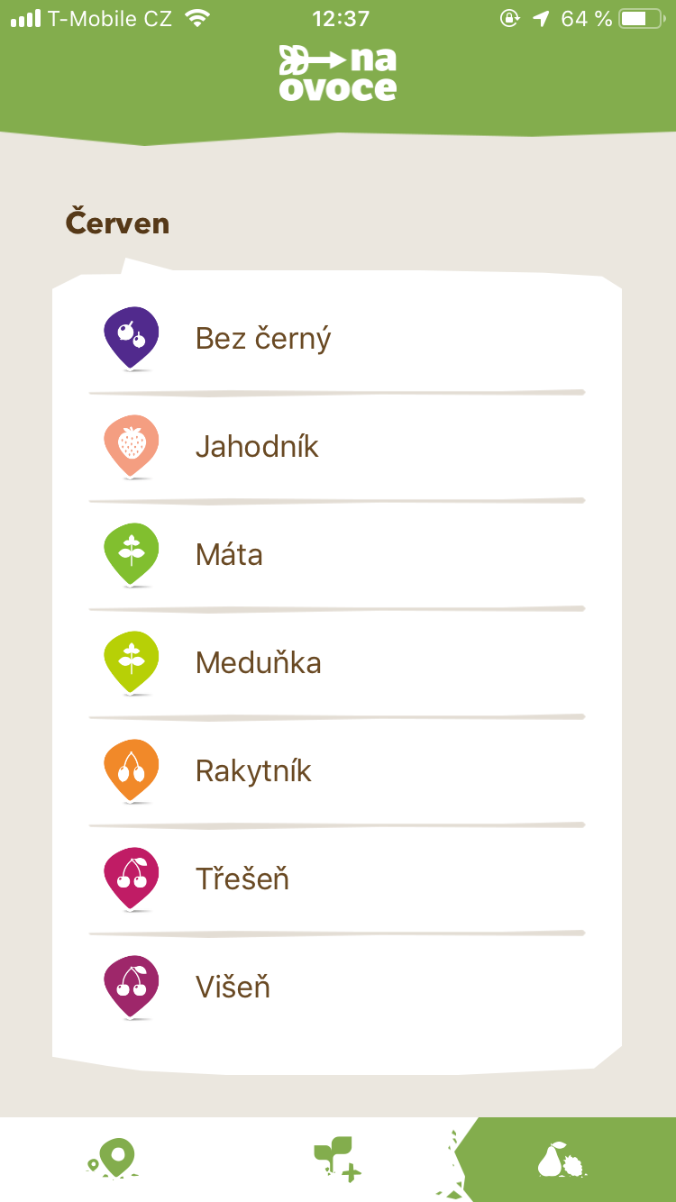 map route login na ovoce