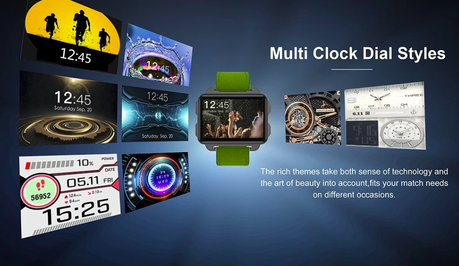 multi clock dial styles