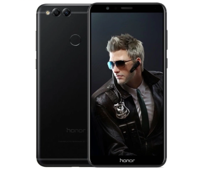 phone front and back black