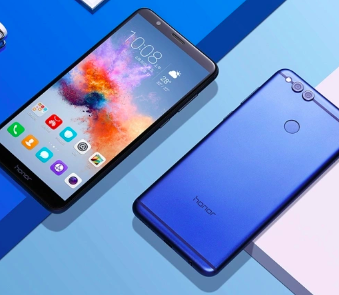 phone front and back display