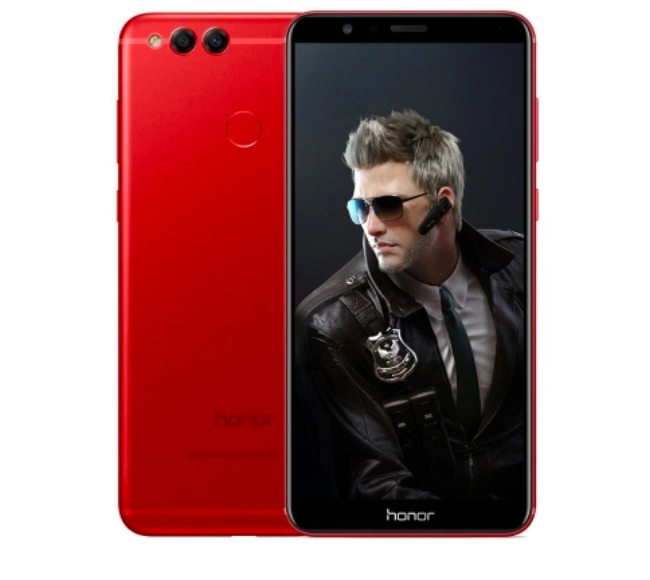 phone front and back red