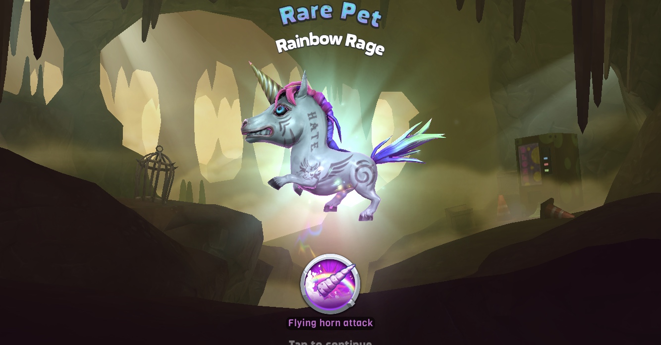 rare pet rainbow rage