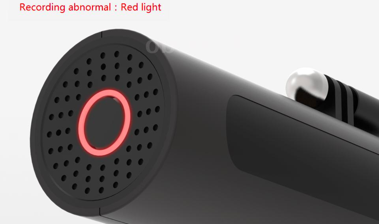 recording abnormal red light