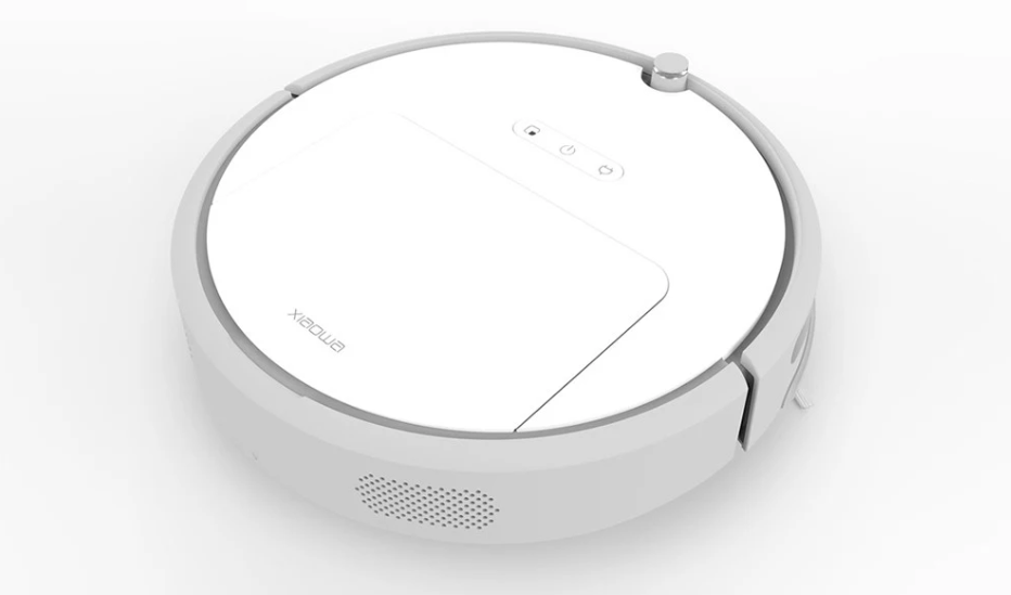 robot vacuum top view