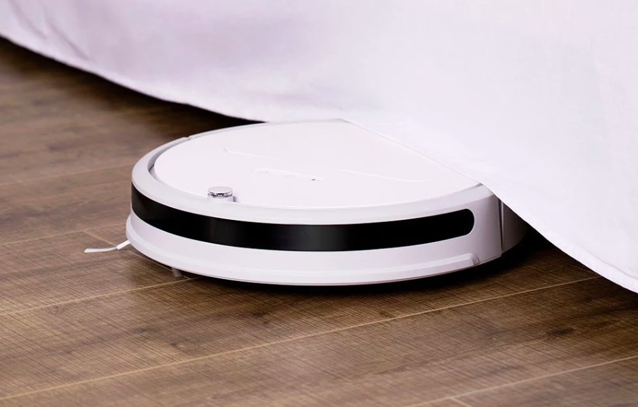 robot vacuum under bed