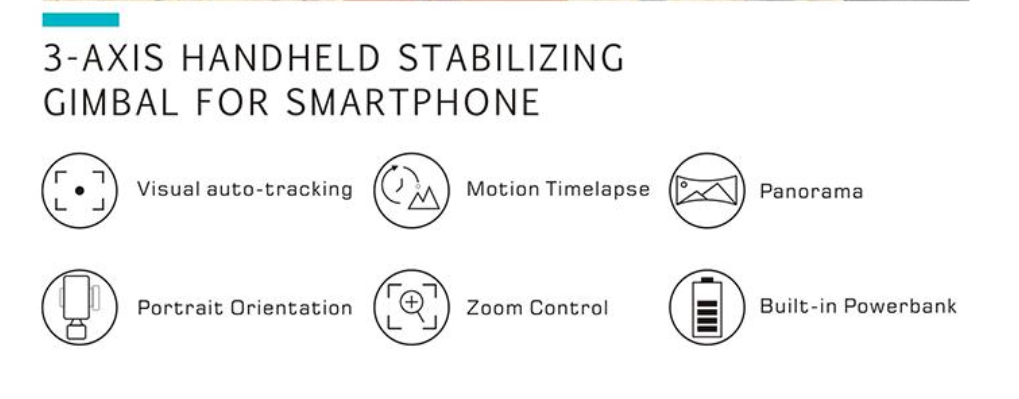 smartphone gimbal features