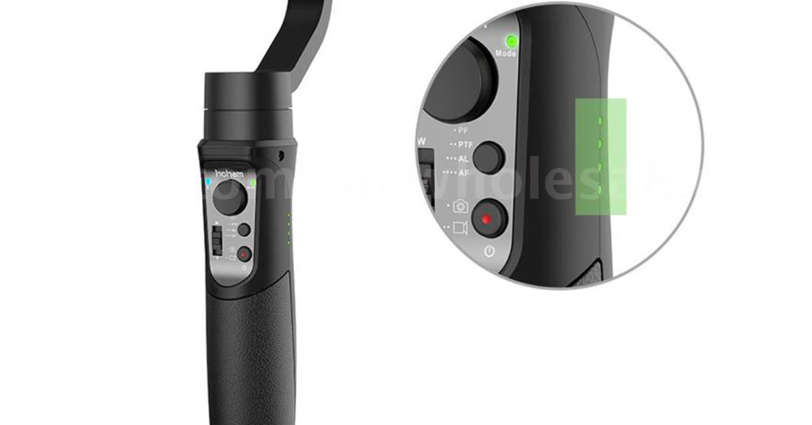 smartphone gimbal handle controls
