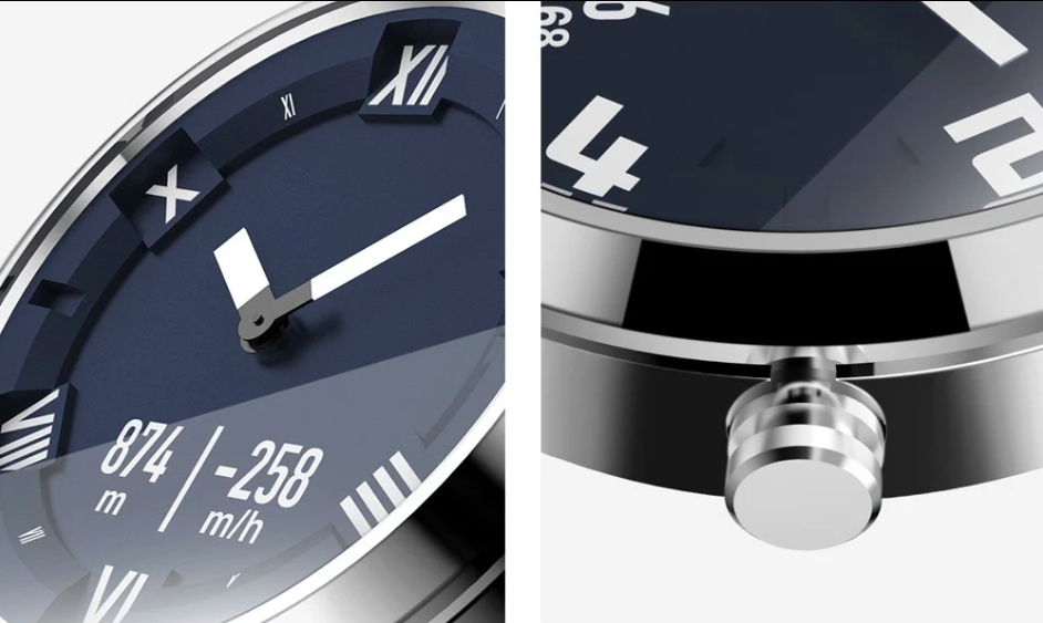 smartwatch closeup dial