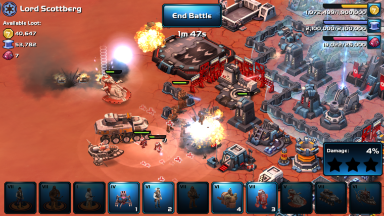 space battle gameplay