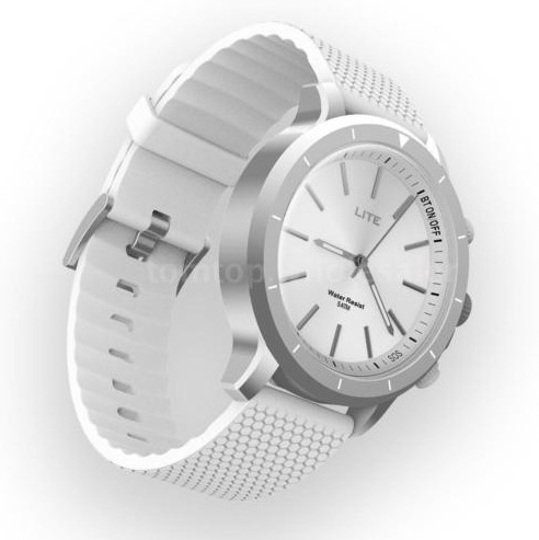 white watch side view