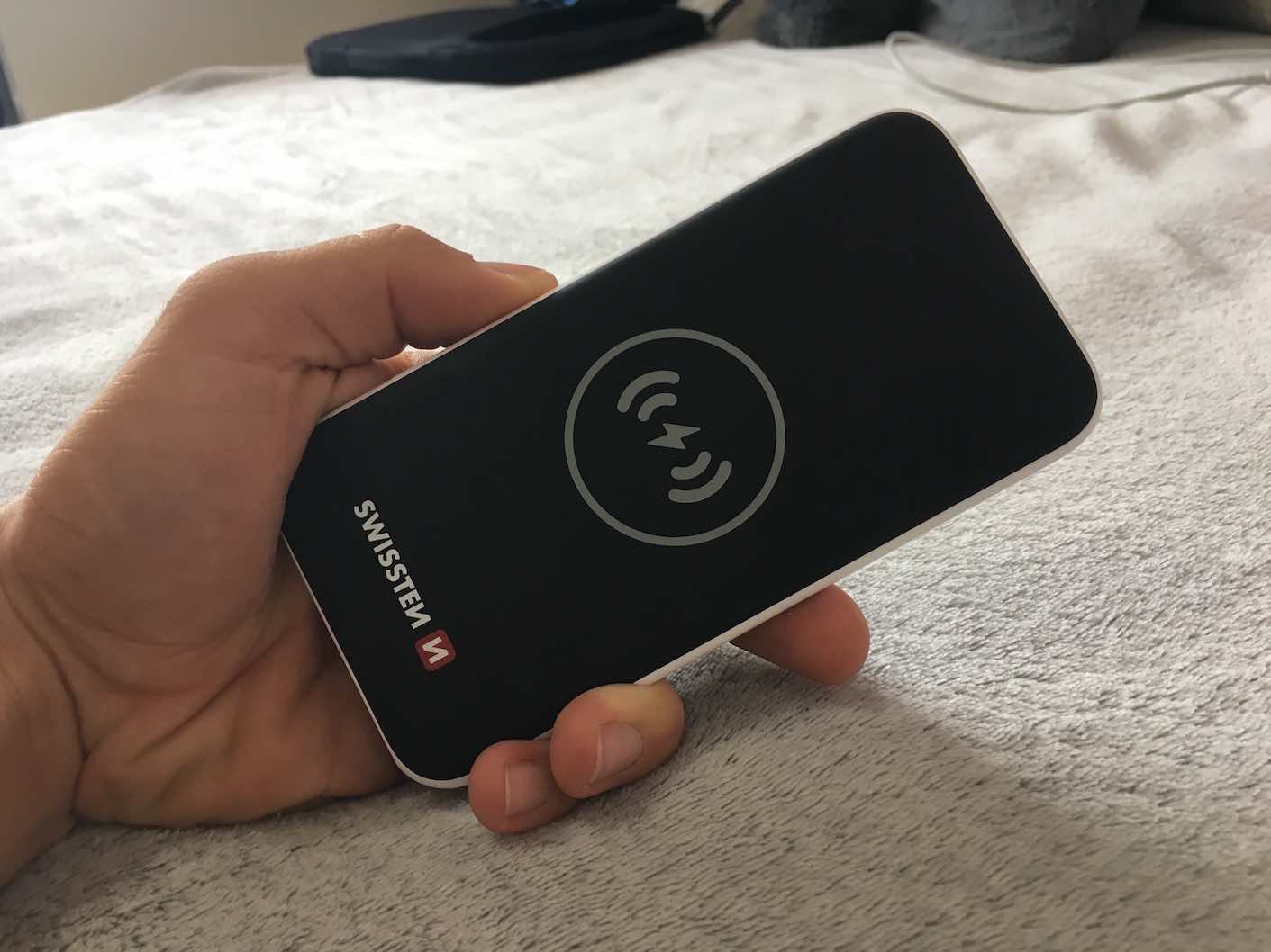 wireless charger hand