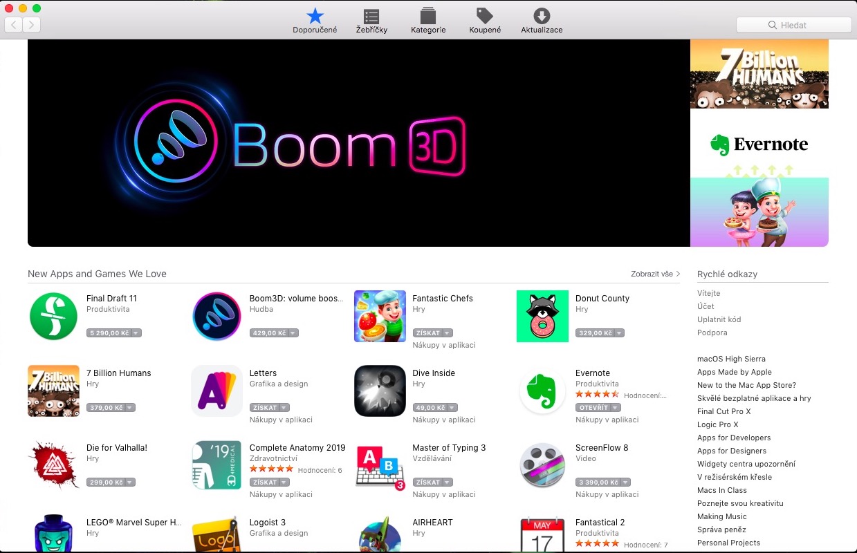 app store homepage