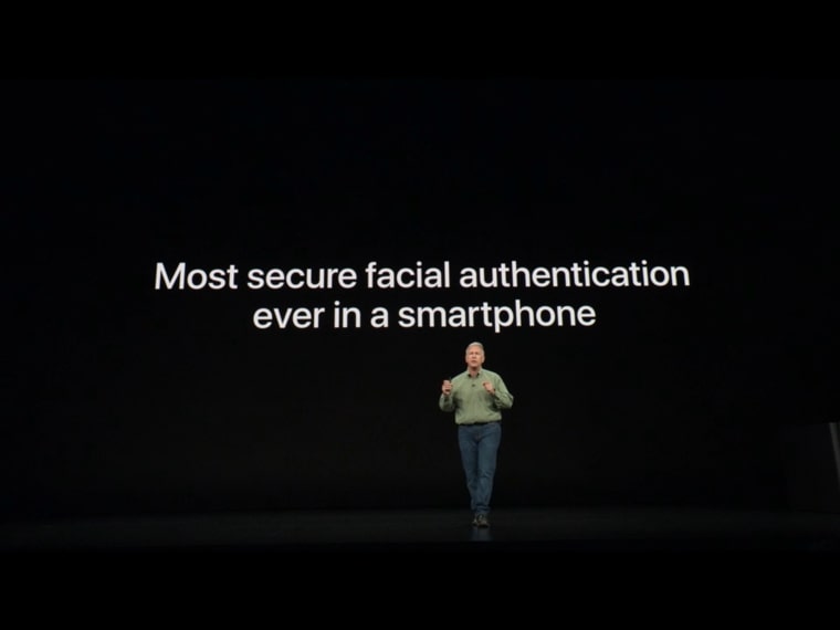 apple smartphone facial authentication