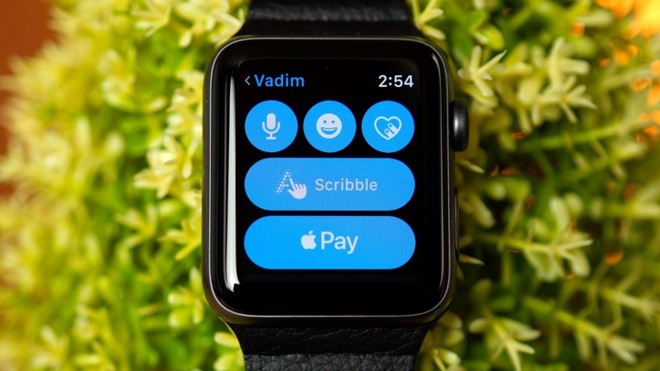 apple watch apps on screen