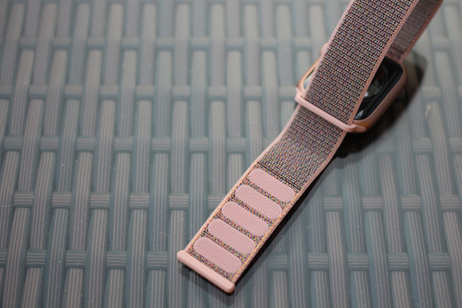 apple watch band closeup