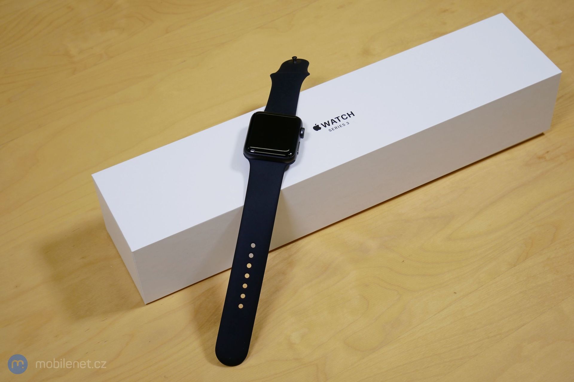 apple watch on box