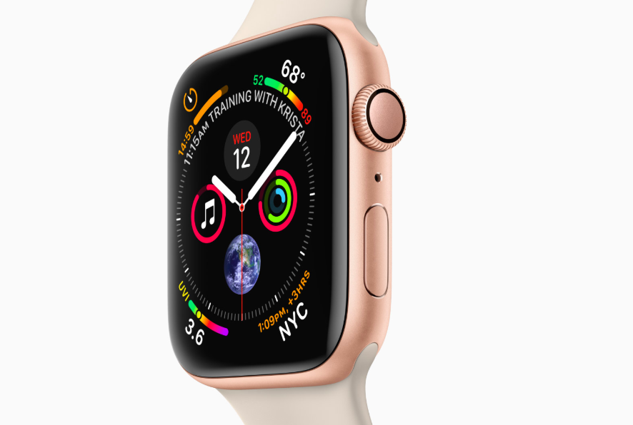 apple watch series 4 side view