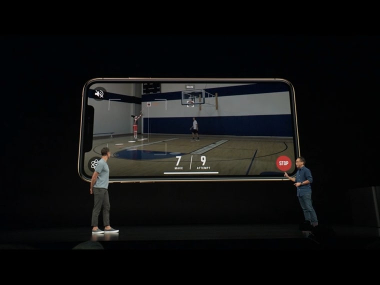 basketball app score display