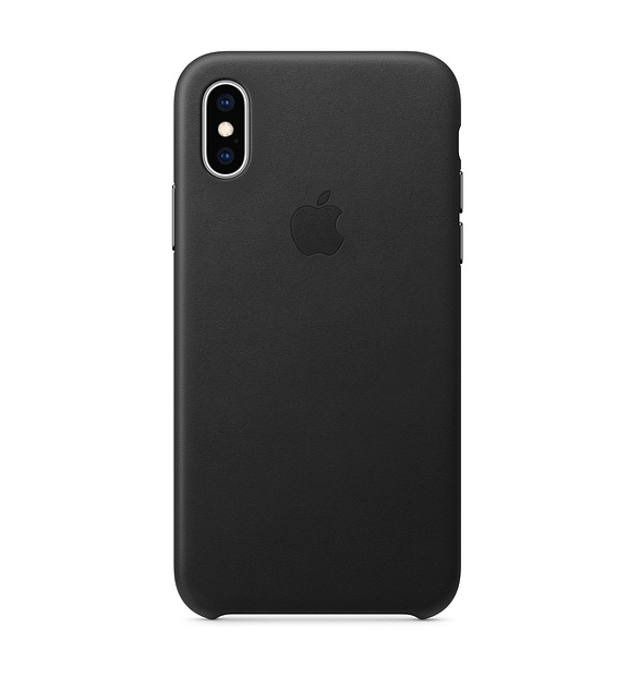black leather iphone case