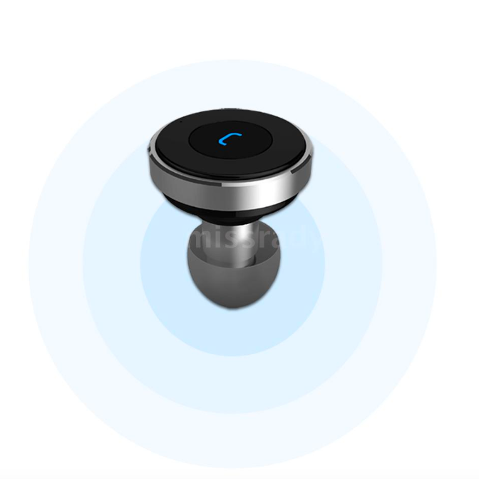 bluetooth earbud top view