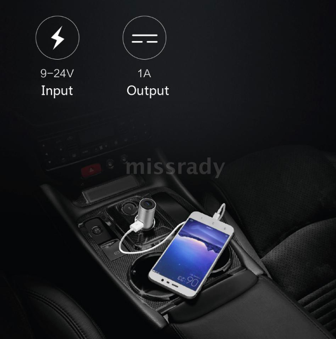 car charger with phone