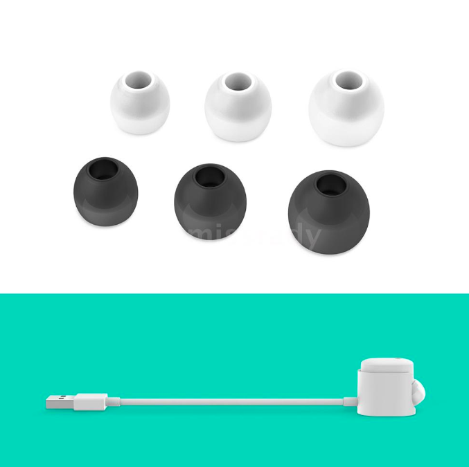 earbud accessories and charger