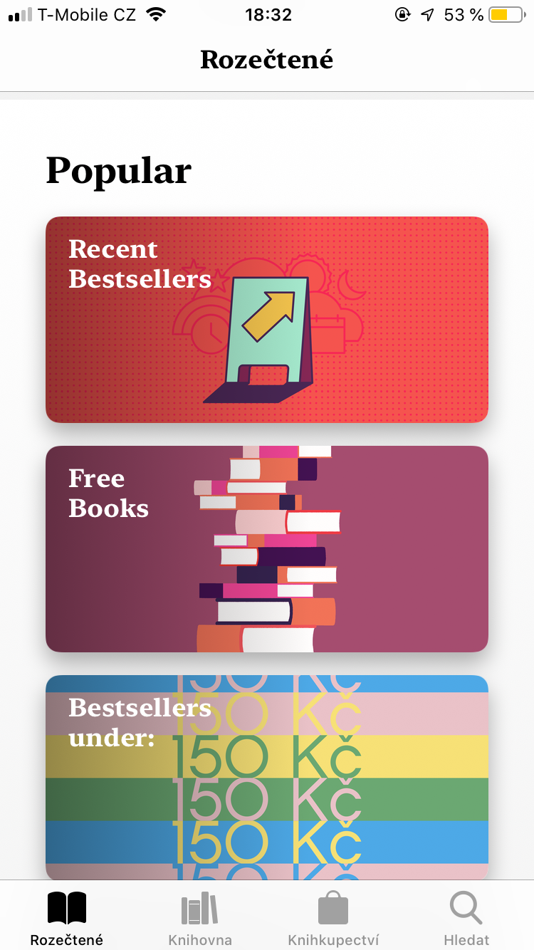 ebook app popular section