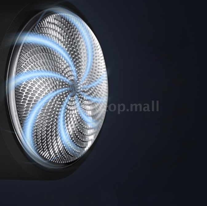 electric razor blades closeup