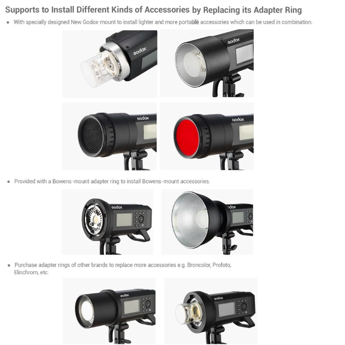 flash accessories adapter ring