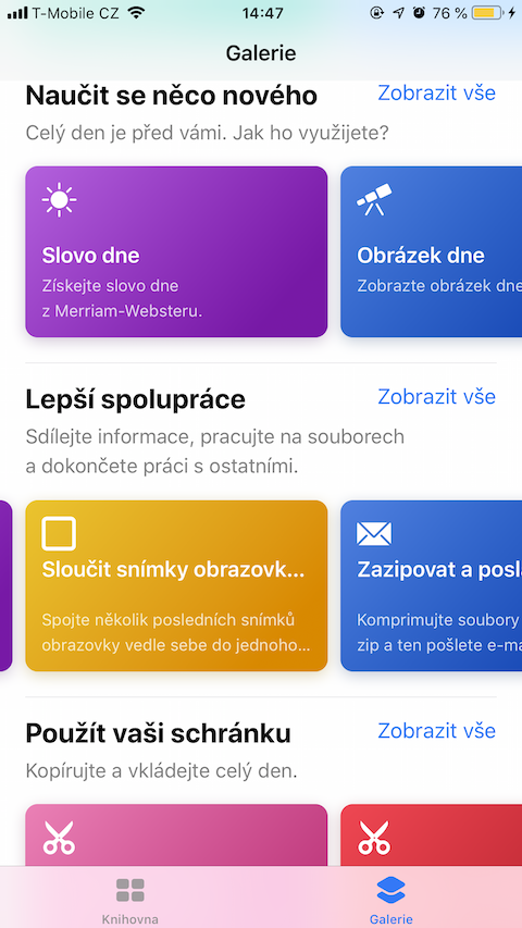 ios learning shortcuts