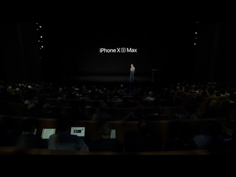 iphone xs max presentation audience