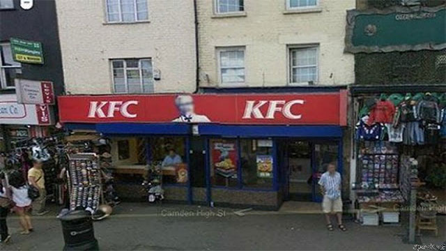 kfc storefront street view