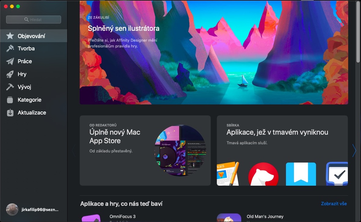 mac app store dark mode