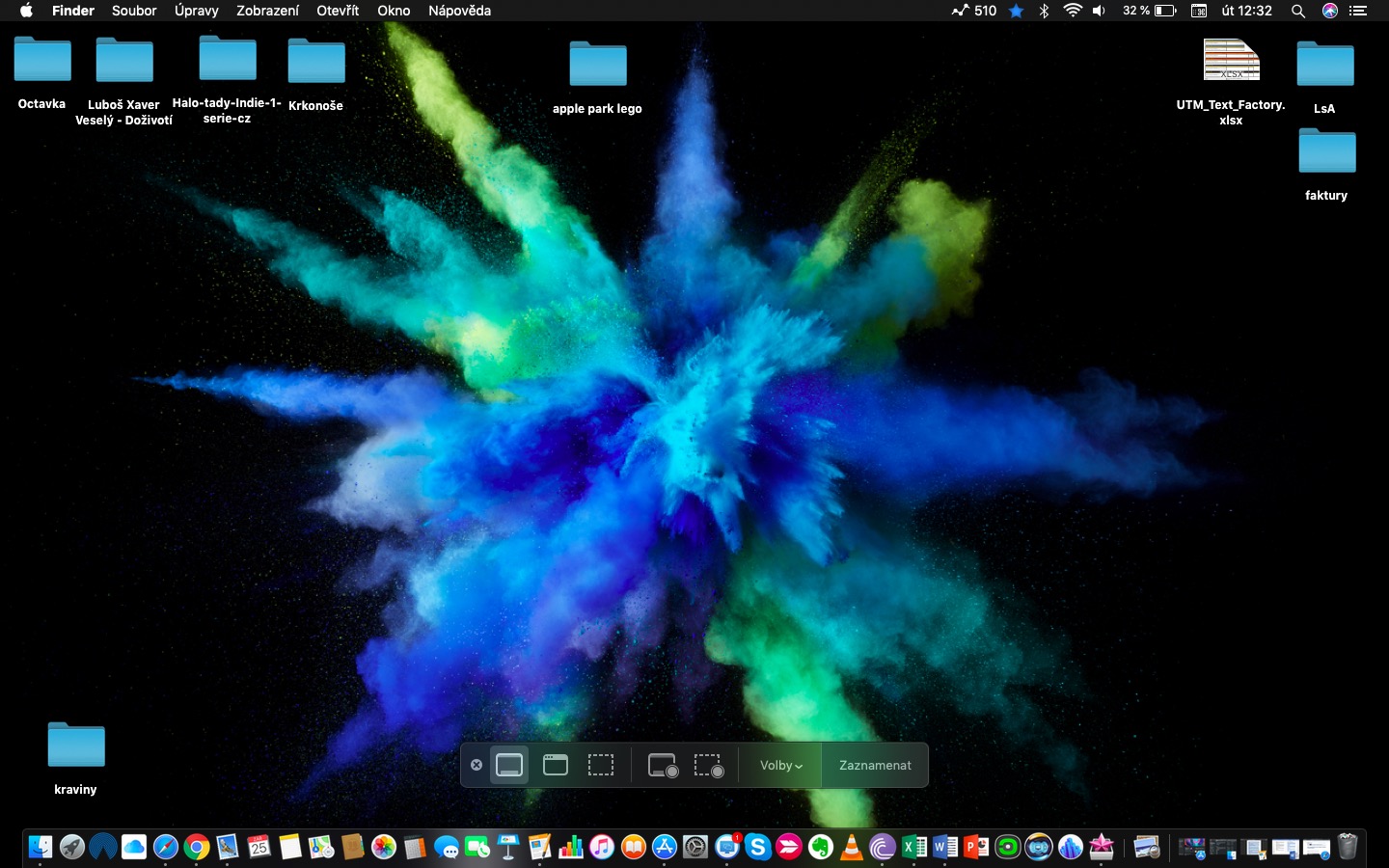 mac desktop colorful background