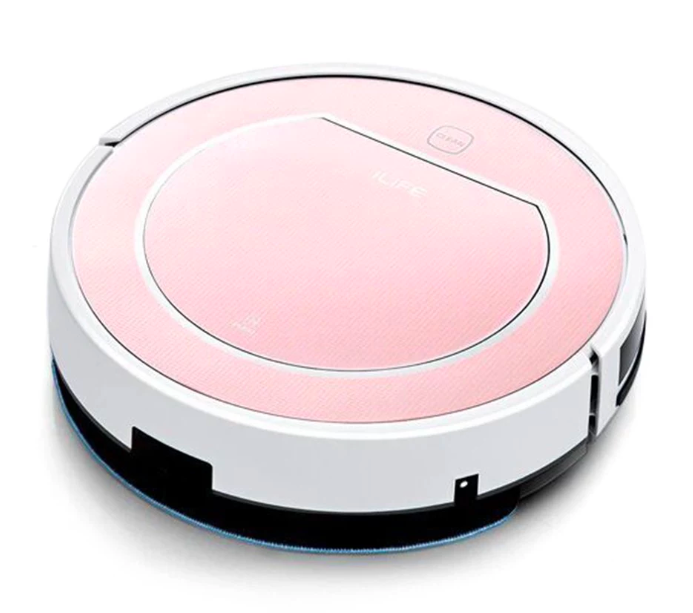 pink robot vacuum cleaner