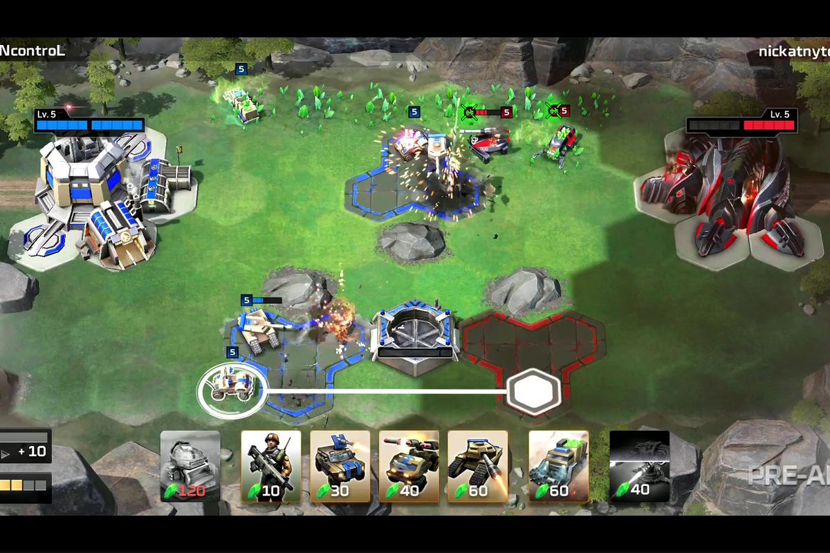 real time strategy gameplay screenshot